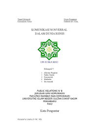 Rudy hery syahfutro 1506110179 rahma evita chaniago 1506110303 marida penulisan makalah ini juga tidak luput dari bantuan, bimbingan dan dukungan moril dari berbagai pihak. Makalah Komunikasi Bisnis Non Verbal Pdf