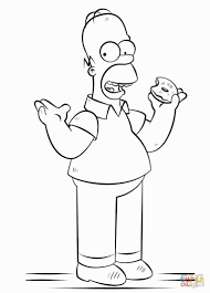 Homer Simpson Coloring Pages Desenhos Animados Para Desenhar Tattoo Desenhos Animados Desenho Dos Simpsons