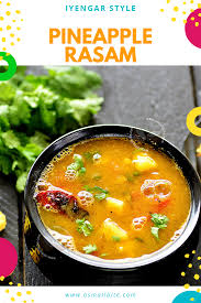 Iyengar Style Pineapple Rasam Recipe In 2020 Rasam Recipe Recipes Veg Recipes