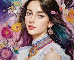 Art by Beatriz Milhazes, Ginette Callaway, Georges Roche Grosse, Sam Toft,  J. E. H. MacDonald, Alasdair Gray, Yvonne Coomber, Sergei Diaghilev, Dan  Colen, Jan Brett, Figurative art, impasto dry brush effect: The