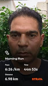 My first morning run in 6 months…