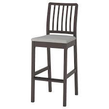 The ikea spanst led light stick compares well in a handful of ways to the. Ekedalen Bar Stool With Backrest Dark Brown Orrsta Light Gray Width 17 3 4 Order Here Ikea