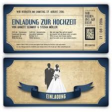 Einladungskarten Zur Hochzeit 20 Stuck Als Eintrittskarte Im Vintage Ticket L Einladungskarten Hochzeit Einladungskarte Hochzeit Vintage Einladungen Hochzeit