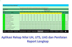 Check spelling or type a new query. Aplikasi Rekap Nilai Uh Uts Uas Dan Penilaian Raport Lengkap Sekolah Aplikasi Penilaian