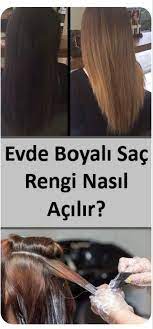 evde dogal yolla sac rengi acma yontemleri sac rengi boyali sac sac