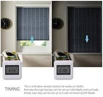 Sortfle AC151-06-Channel Timer-Controlled Roller Shade Remote For Motorized  Blinds/Shade/Shutter - AC151-06
