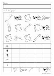 Kindergarten Back To School Math Literacy Worksheets And Activities 135 Pages A Page From Th Kindergarten Math Worksheets Math Literacy Graphing Worksheets