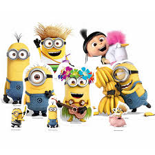 Jeach festive party supplies store. Despicable Me Minions Table Top Cutout Decorations Pack Of 9 Partyrama
