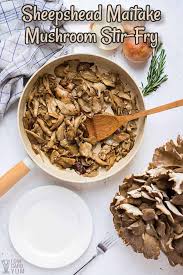 It is pure white underneath with no gills. Sheepshead Maitake Mushrooms Recipe Low Carb Yum