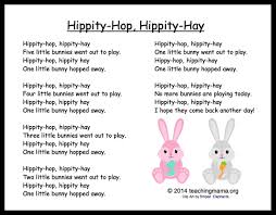 5 Bunny Chants For Preschoolers Easter Preschool Kids Poems Easter Songs