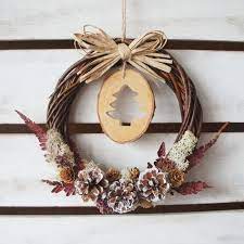 手作北歐森林松果聖誕花圈 聖誕樹款 玫潔莉絲手作舖 擺飾 pinkoi christmas diy diy and crafts holidays and events