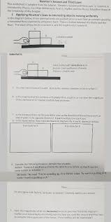 Newton's third law states that forces must always occur in _. Newtons Laws Worksheet Answers Promotiontablecovers