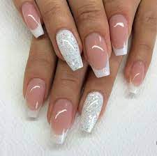 French tip acrylic nail designs. Pin By Edita On Nails White Tip Nails Stylish Nails Gorgeous Nails
