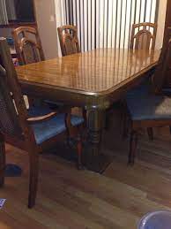 We have a broad selection of dining room tables, pub tables, chairs, bars, bar stools, baker's racks, buffets, servers, china cabinets, and more. Singer Dining Table And Chairs Antique Appraisal Instappraisal