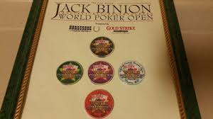 Jack Binion World Poker Open Plaque Autographed By Jack Binion 1 Of 10