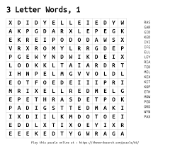 · aah · aal · aas · aba · abs · aby · ace · act . Download Word Search On 3 Letter Words 1