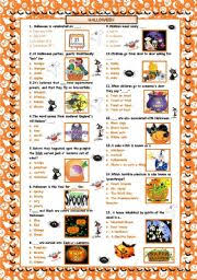 For this reason, i have brought 100 plus halloween trivia. Halloween Quiz Esl Worksheet By Maguyre