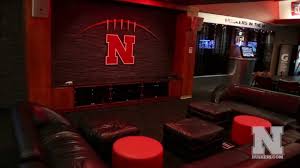 With both colors, these lockers can truly make any room pop while providing secure storage in every room. Nebraska Football Locker Room And Player S Lounge Youtube