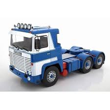 Scania Lbt 141 6x4 Trattore Stradale 1976 Bianco Azzurro 1 18 Trattore Volvo Mercedes Benz