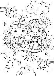 Select from 35870 printable coloring pages of cartoons, animals, nature, bible and many more. Arabian Prince And Princess Coloring Pages Kids Coloring Book Royalty Free Cliparts Vectors And Stock Illustration Image 145943679