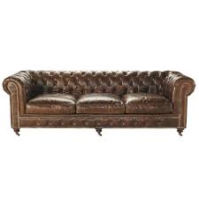 4 Seat Light Brown Leather Chesterfield Sofa Vintage Vintage Sofa Shabby Chic Living Room Vintage Chesterfield Sofa