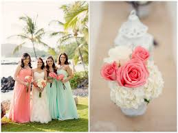 Check spelling or type a new query. Romantic Rustic Coral Seafoam Green Maui Beach Destination Wedding