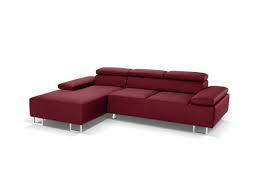 Canapé d angle cuir italien. Canape D Angle Cuir Luxe Italien Rouge Angle Gauche Delicatesse