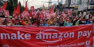 A third rally, this one from black lives matter supporters, was planned for historic. Make Amazon Pay Black Friday Protests Demand Fair Pay And Conditions