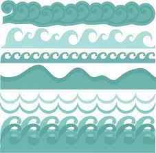 Wave Borders Svg Cut Files Beach Svg Cut Files Ocean Svg Cut Files Free Svgs
