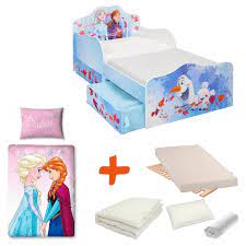 pack lit tiroirs complet la reine des neiges 2 lit matelas couette idee deco chambre bebe