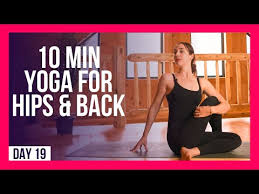 Most poses will be seated with the exception of some downdog stretches. Beginner Yoga For Hips Lower Back Yoga For Sciatica Pain Daily Workouts Pro