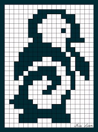 Pixel art noel polaire : Nakaoka1078