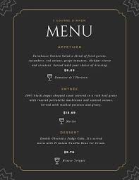 I think it is essential to have a separate menu for desserts as well as appetizers. Fine Dining Restaurant Menu Design Novocom Top