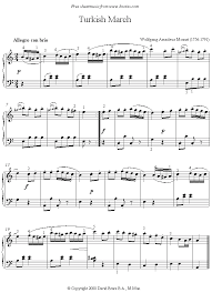 Various other works of the time imitate this turkish style, including mozart's. Mozart Turkish March Sheet Music For Piano Violin Music Piano Sheet Music Piano Music