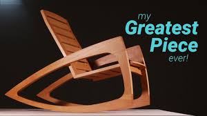 Rocking chairs are not only for new mothers and the elderly. How To Build A Modern Rocking Chair Woodworking Youtube