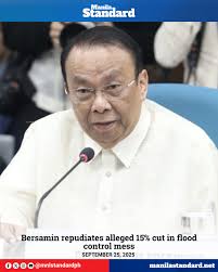 The allegation stemmed from the sworn testimony of former DPWH  Undersecretary Roberto Bernardo before the Senate Blue Ribbon Committee,  where he claimed that a portion of unprogrammed DPWH funds, amounting to  some
