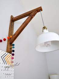 Diy Light Sconce Corbel Style Ikea Ranarp Light Hack Diy Pendant Light Diy Sconce Light Plug In Pendant Light