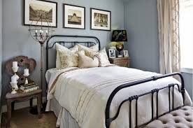 Blue bicycle tire with iron spokes. Wrought Iron Bed As A Stylish And Functional Interior Element Small Design Ideas