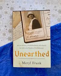 Happy Hanukkah! 🕎 Today's gift guide feature is UNEARTHED by Meryl Frank,  a heartfelt memoir that examines family history and how to teach the next  generation to honor those lost in the