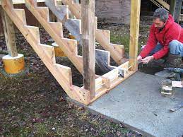 The sections of handrail are assembled. Rock Solid Stair Posts Jlc Online