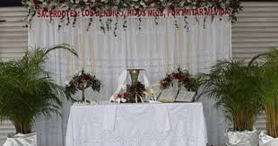 Altares Para Corpus Christi Google Search Corpus Christi Altar Christmas Tree Skirt