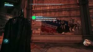 Batman Arkham Knight Miagani Island Riddle 6 Quincy Sharp And Black Canary Easter Egg Youtube