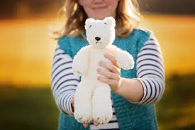 The link for the free pattern is provided below photo. The Cutest Polar Bear Knitting Pattern Love Life Yarn