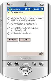 Ever wondered what pda means? Mobile Quiz Interfaces Accessed Via A Pda Download Scientific Diagram
