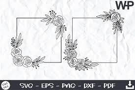 Free Free 181 Square Flower Frame Svg SVG PNG EPS DXF File