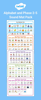 Perfect for differentiation, assessment or seat work. Phase 1 5 Alphabet Sounds Mat Pack Phonics Jolly Phonics Classroom Essential