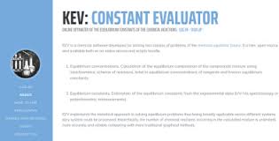 Neurons are both electrical and chemical devices. Kev A Free Software For Calculating The Equilibrium Composition And Determining The Equilibrium Constants Using Uv Vis And Potentiometric Data Sciencedirect