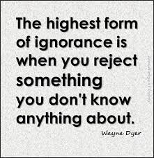 Dyers Ignorance Quotes Quotesgram