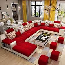Wholesale Furniture Factory Living Room Sofas Bed Set Fabric Couch Longue U Shape Sectional Sof In 2021 Luxury Sofa Design Living Room Sofa Design Living Room Sofa Set