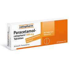 Es hat eine antipyretische und analgetische wirksamkeit, die mit salicylaten vergleichbar ist, obwohl es bei schmerzen entzündlichen ursprungs. Paracetamol Ratiopharm 500 Mg Tabletten